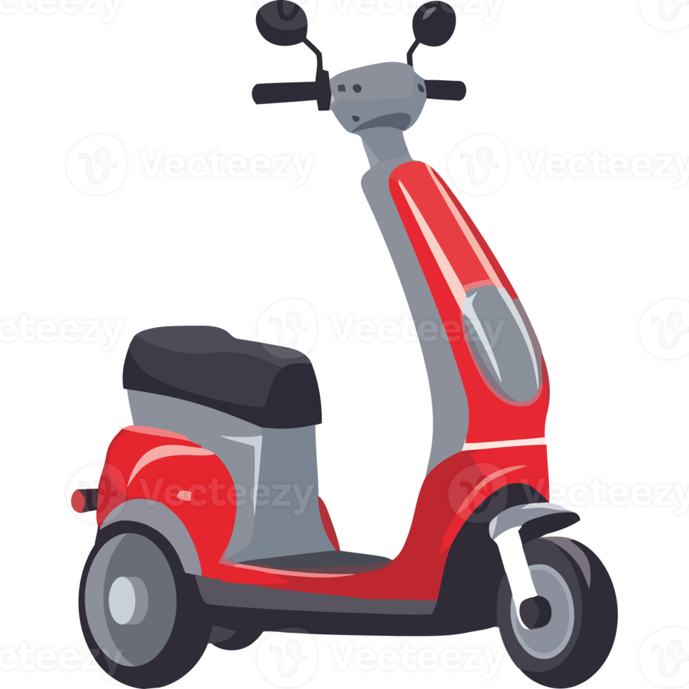 red motorcycle icon isolated png