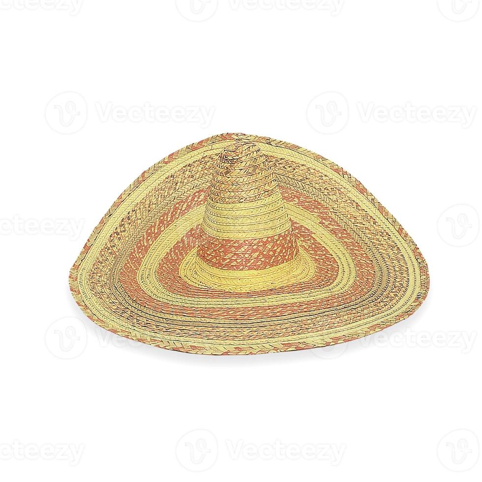 A Colorful Traditional Sombrero Hat that showcases vibrant artistry and remarkable craftsmanship photo