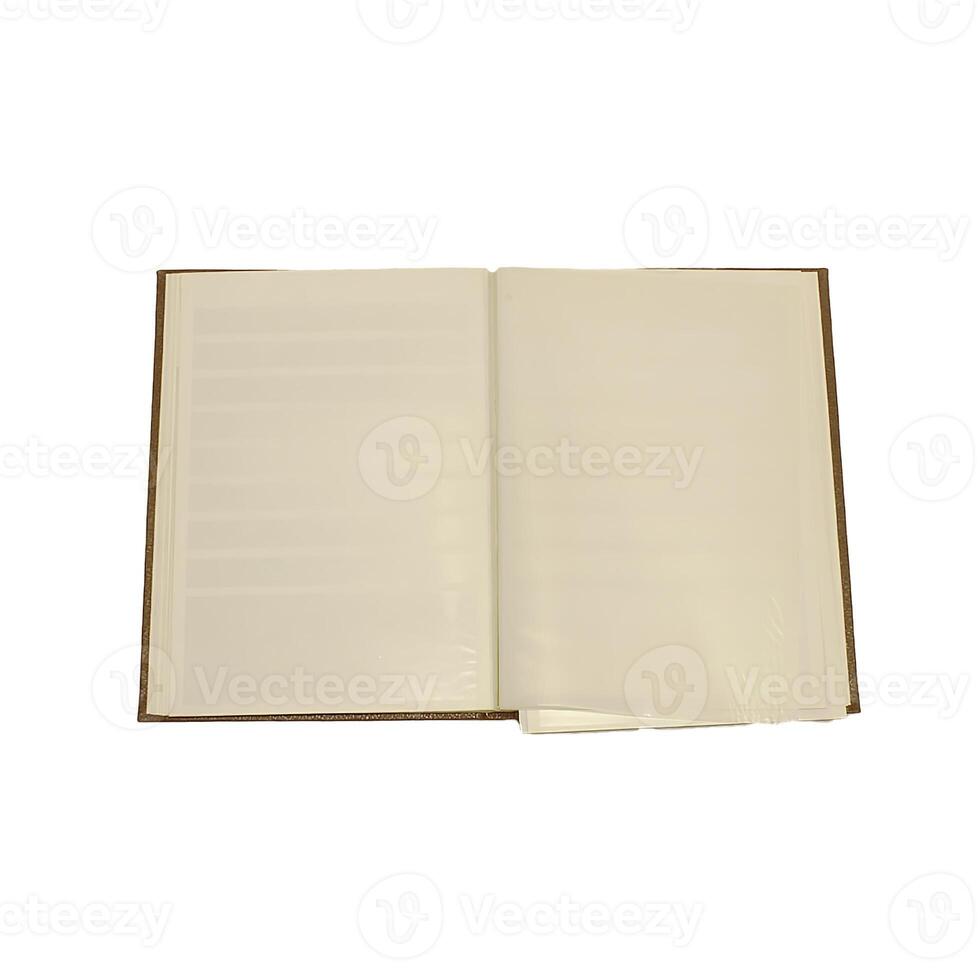 Blank Pages in a Sturdy Hardcover Book Designed for Unleashing Creative Ideas and Thoughts photo
