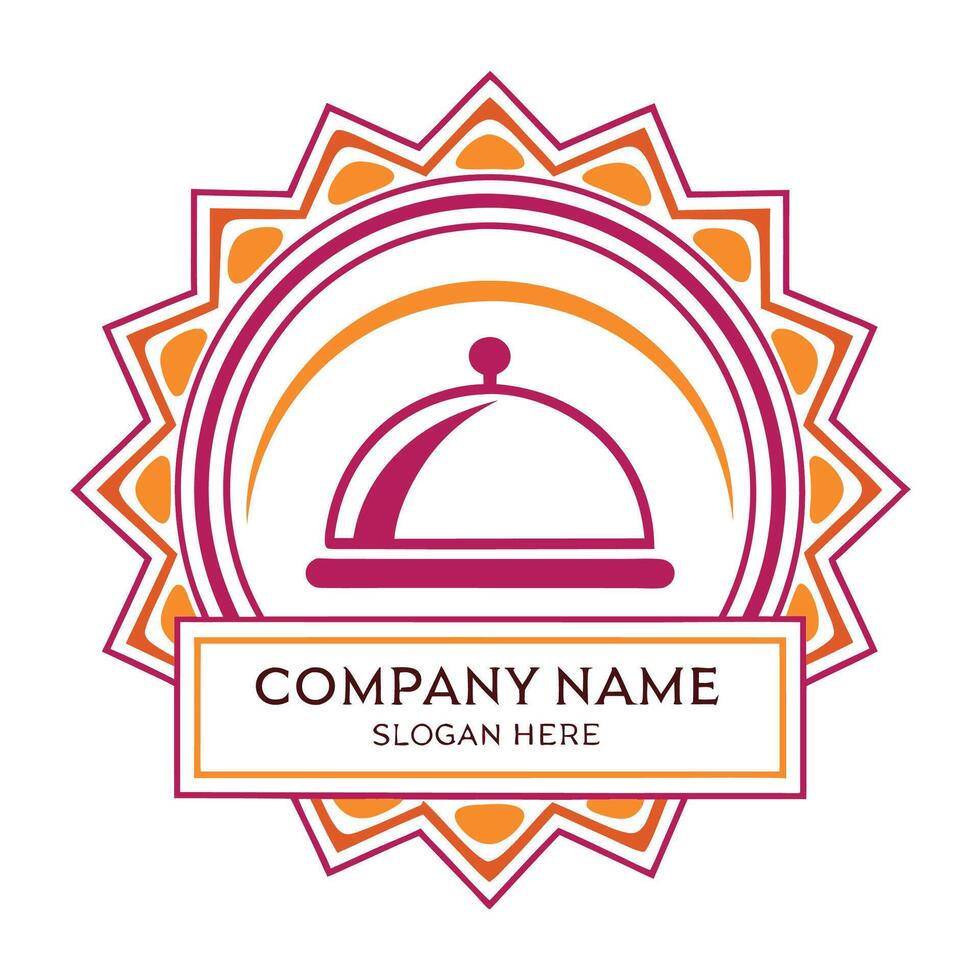 restaurant logo design template vector