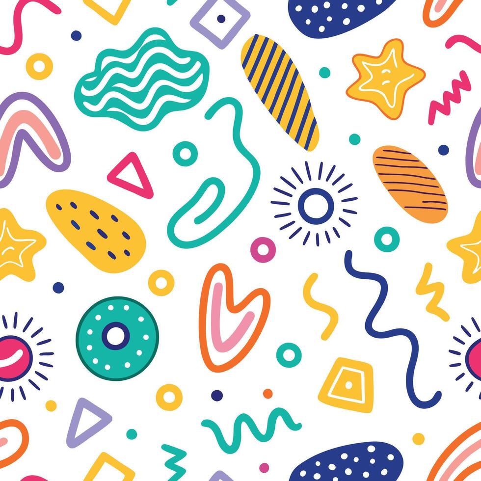seamless pattern white background beautiful logo vector