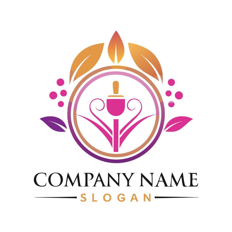 a logo for a company that called white background vector