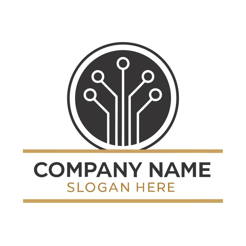 a logo for a company that is called tech vector