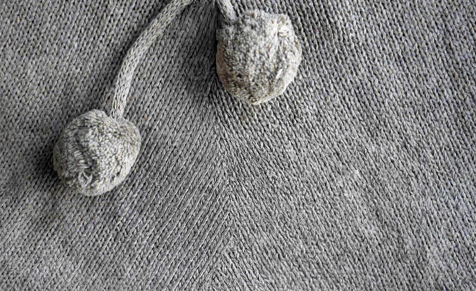 Texture pattern of Knitted Woolen, knitting fabric, knitwear Fabric, earth color craft work, for background backdrop or wallpaper with copy space photo