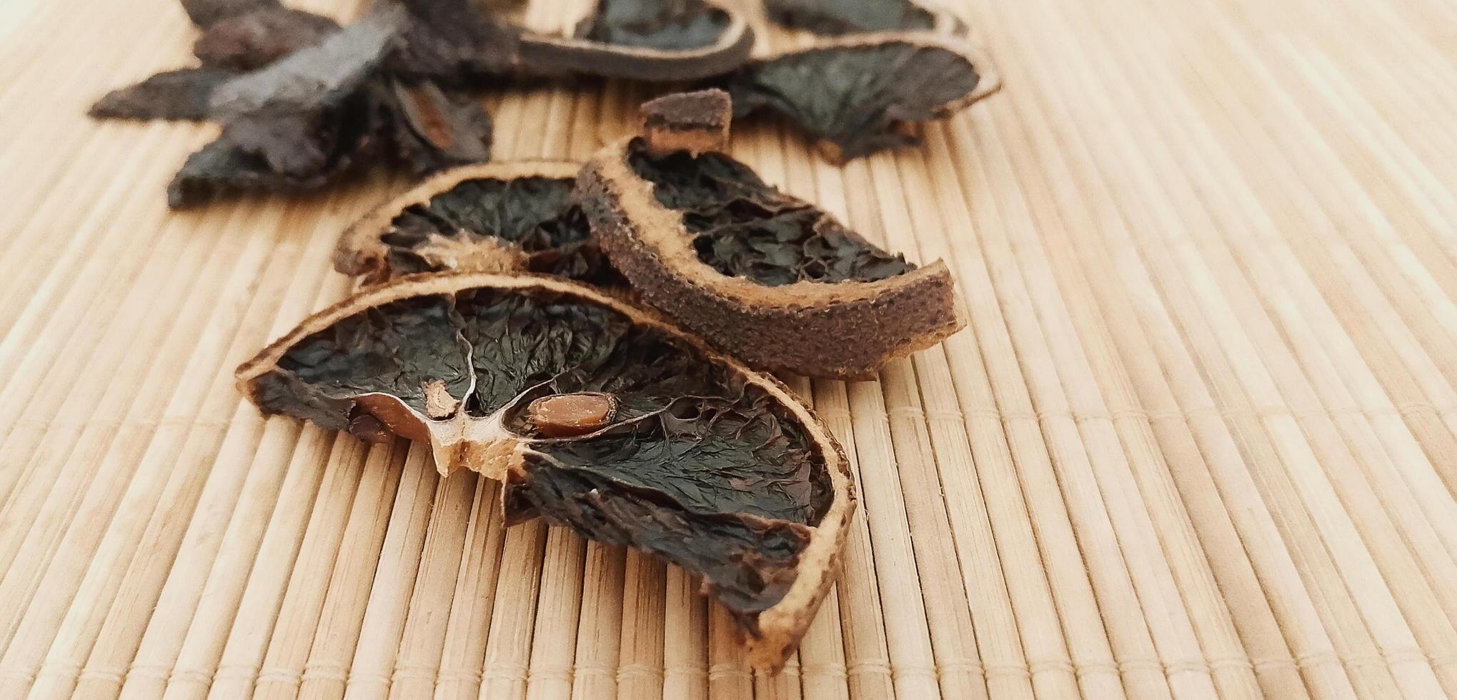 dried fruit on a table photo