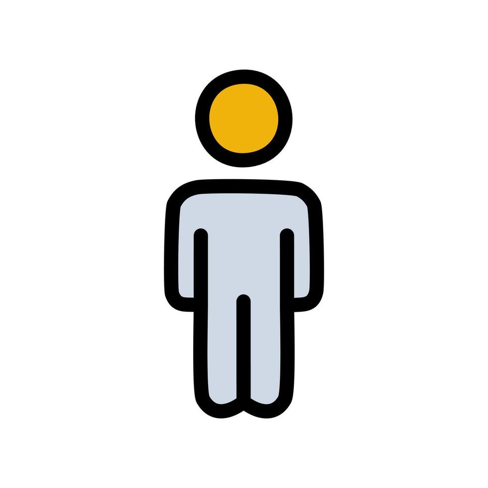 Man Icon sign Icon Illustration For Personal And Commercial Use vector