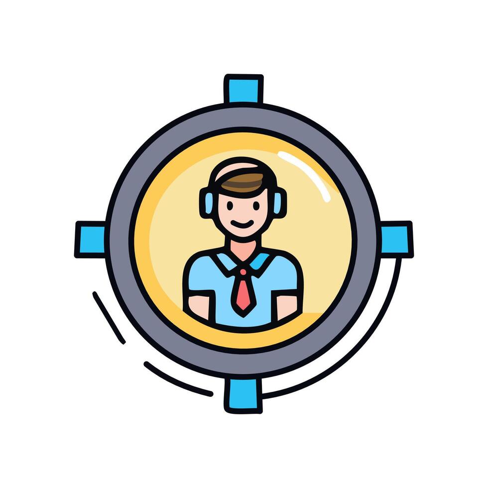 Customer service design, illustration vector