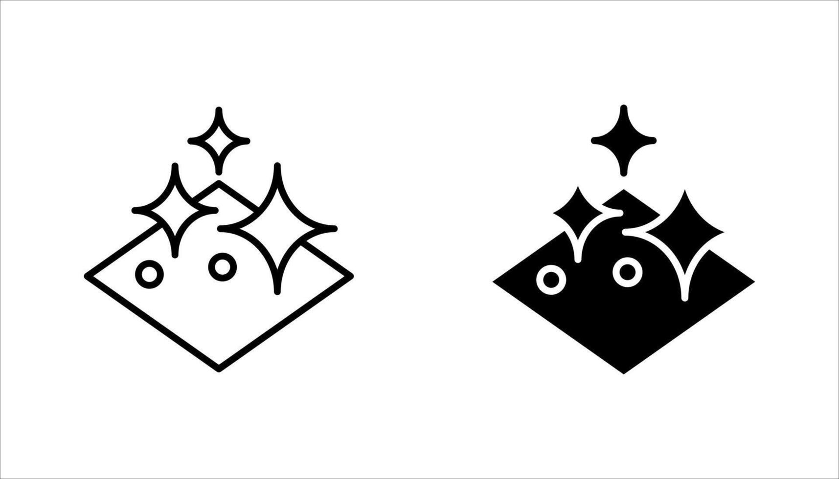 clean icon set, vector