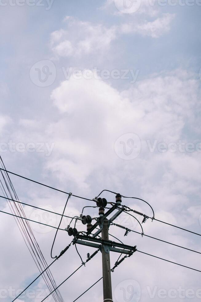 Power Lines Against Cloudy Sky SO NIce SO NIce SO NIce SO NIce photo