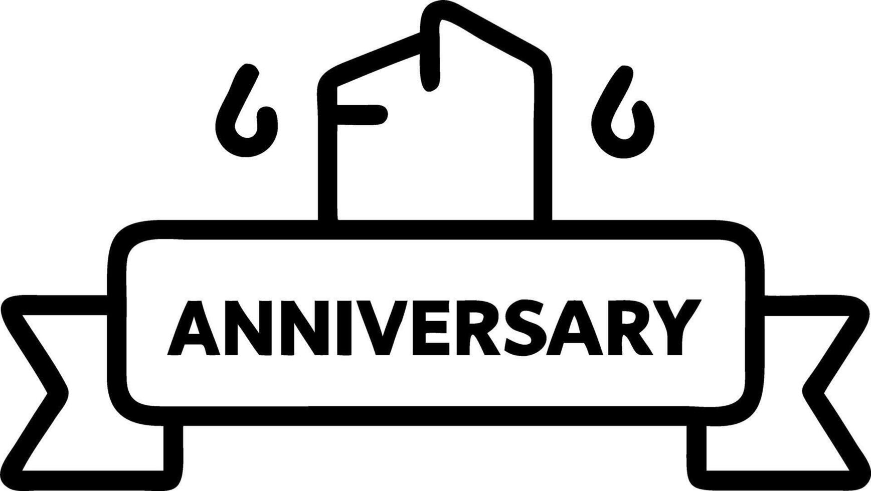 yearly celebration and holiday and anniversary vector