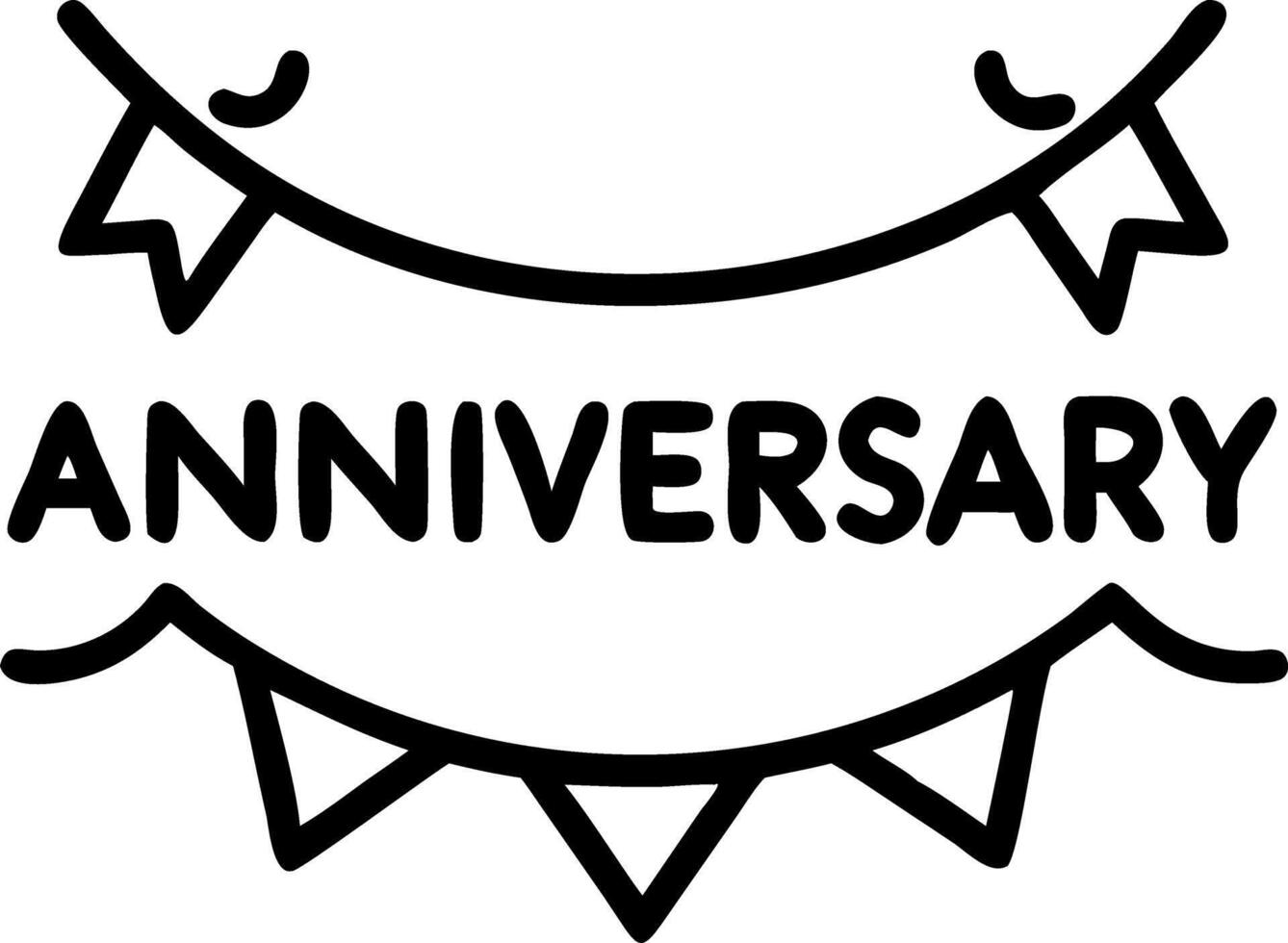 yearly celebration and festival and anniversary Set 6 vector
