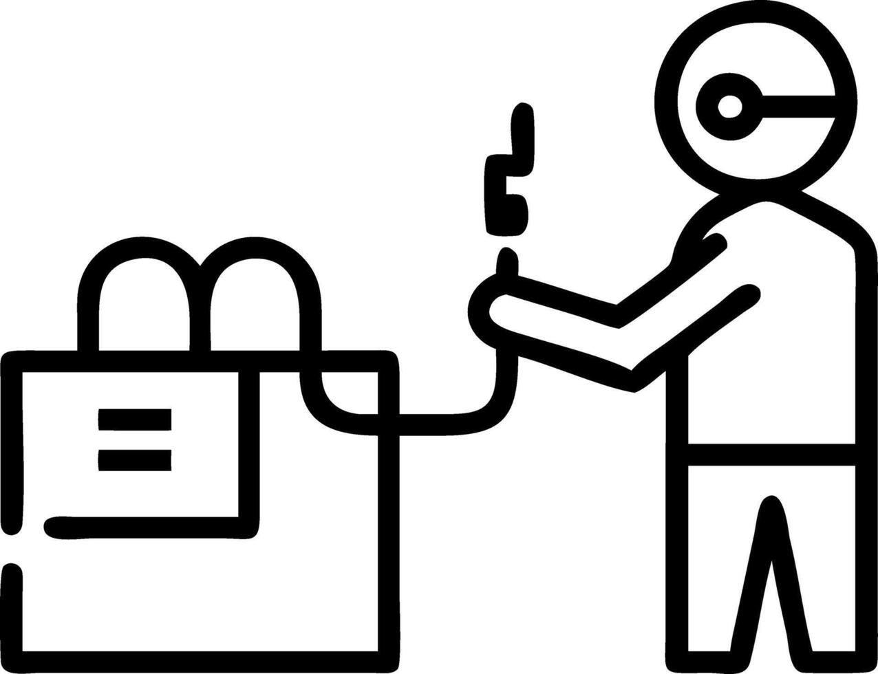 Worker operating energy efficient machinery Set 2 vector