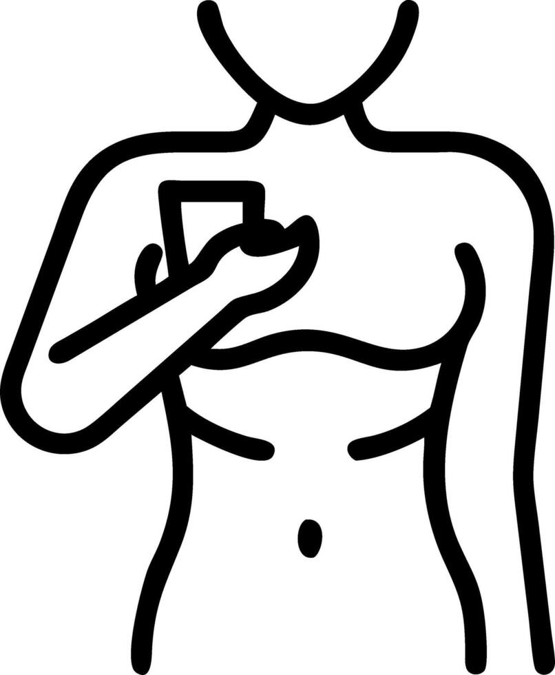 Woman using body scrub on plain background copy space on right Set A vector