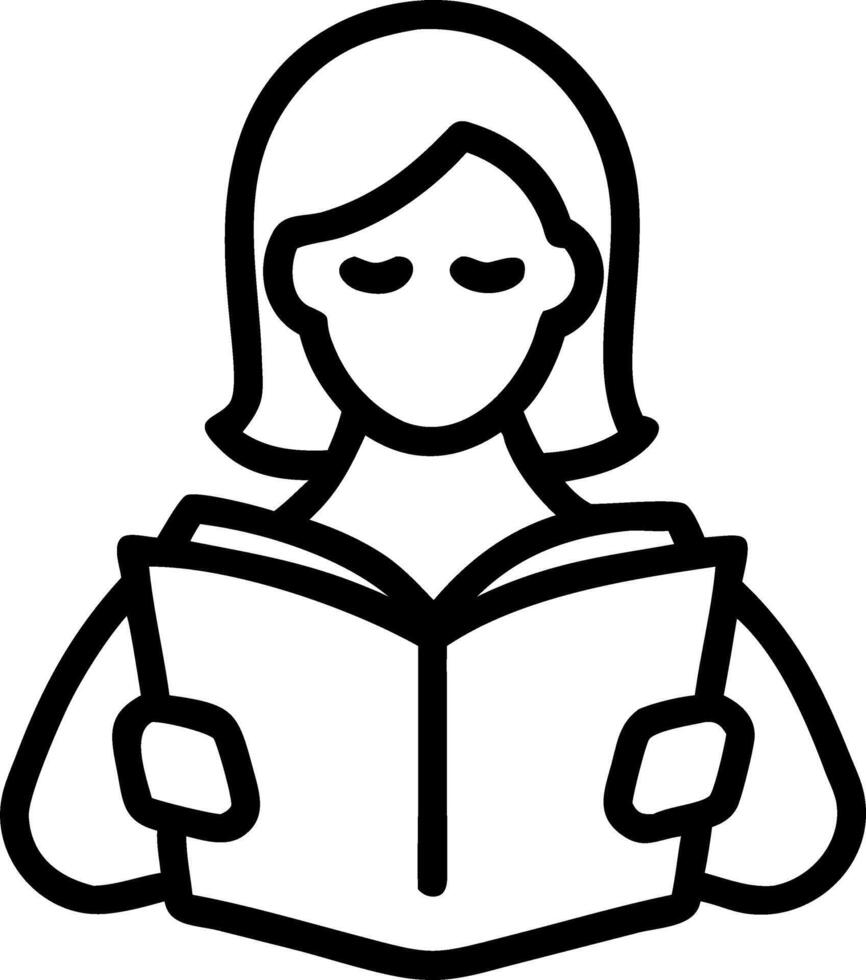 Woman in cozy sweater reading self help book at home Set A vector
