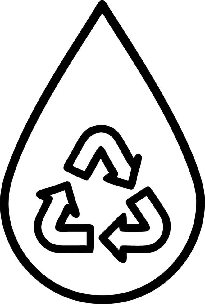 Water Conservation Drop Icon Set A vector