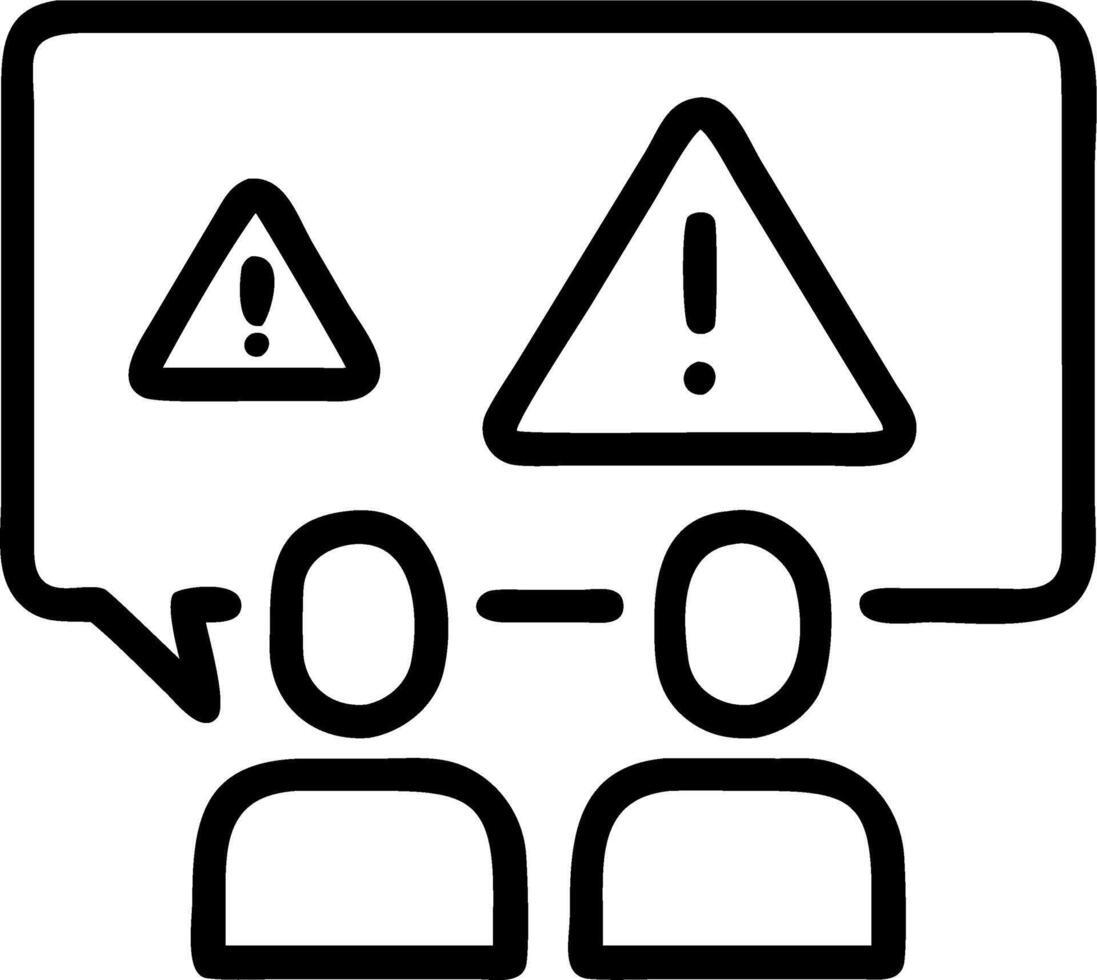 Warning icons Set 2 vector