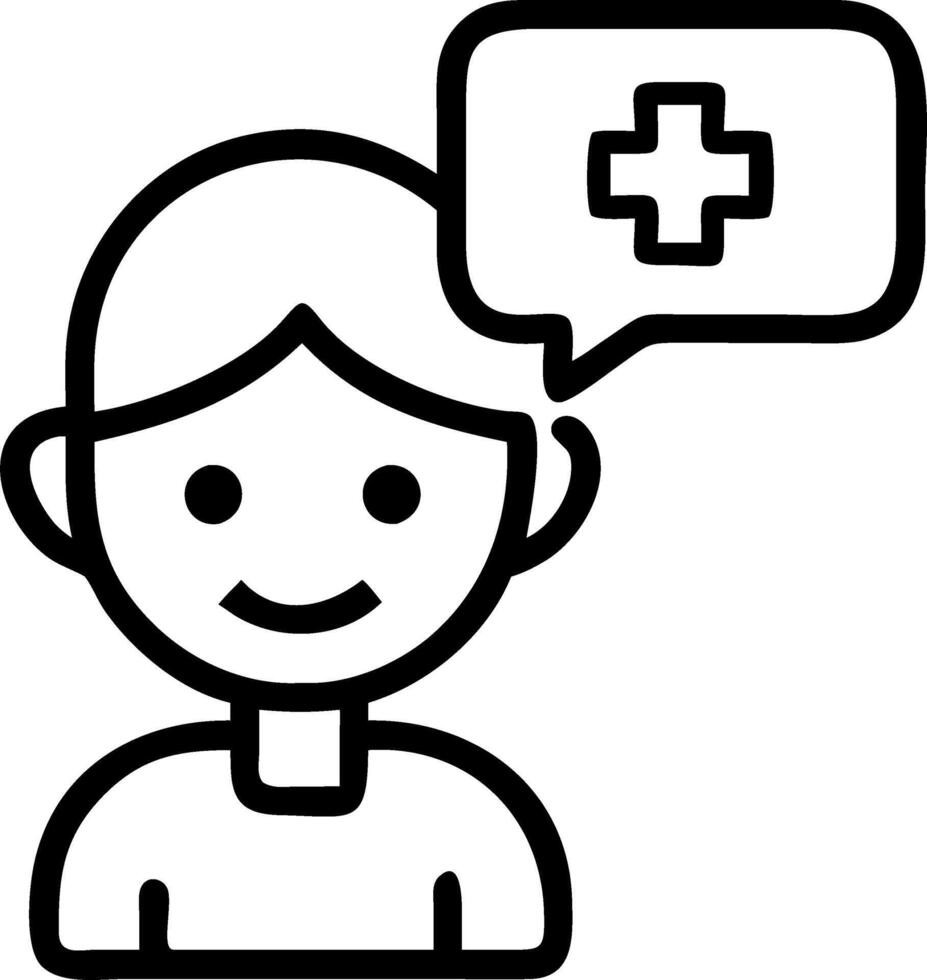 Virtual Health Assistant Set A vector