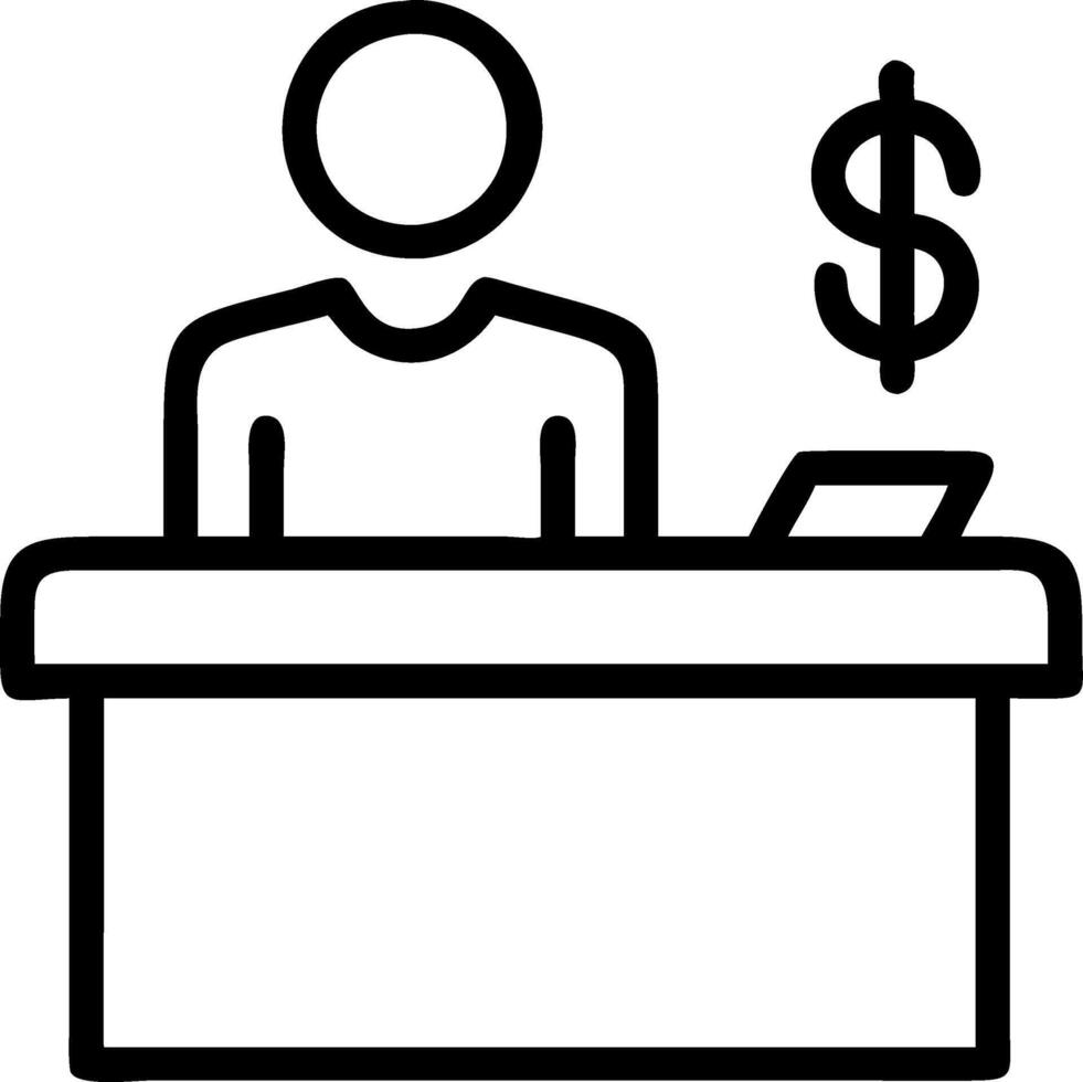 Travel finance specialist managing budgets in reality macro background Set A vector