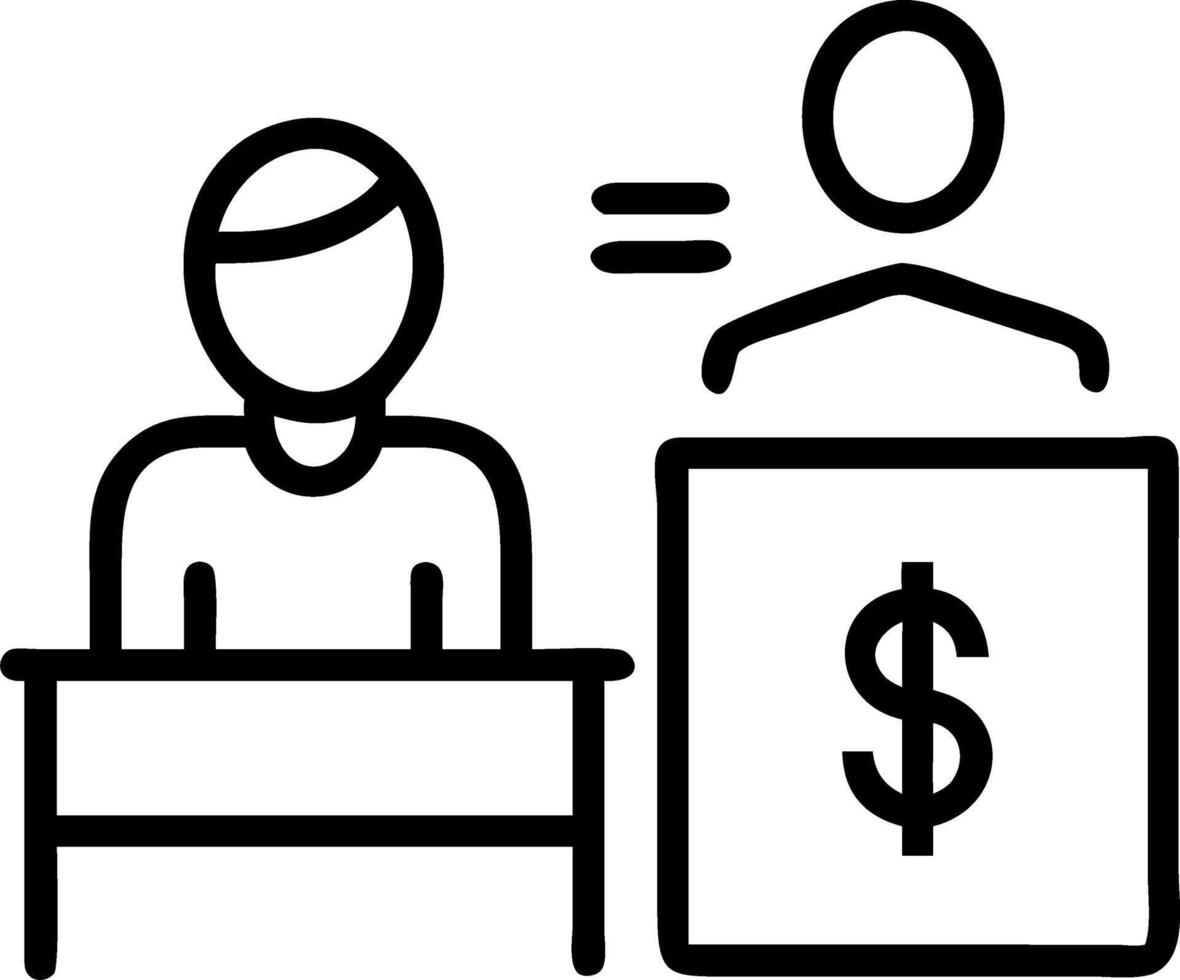 Transportation manager evaluating transport costs on plain background Set A vector