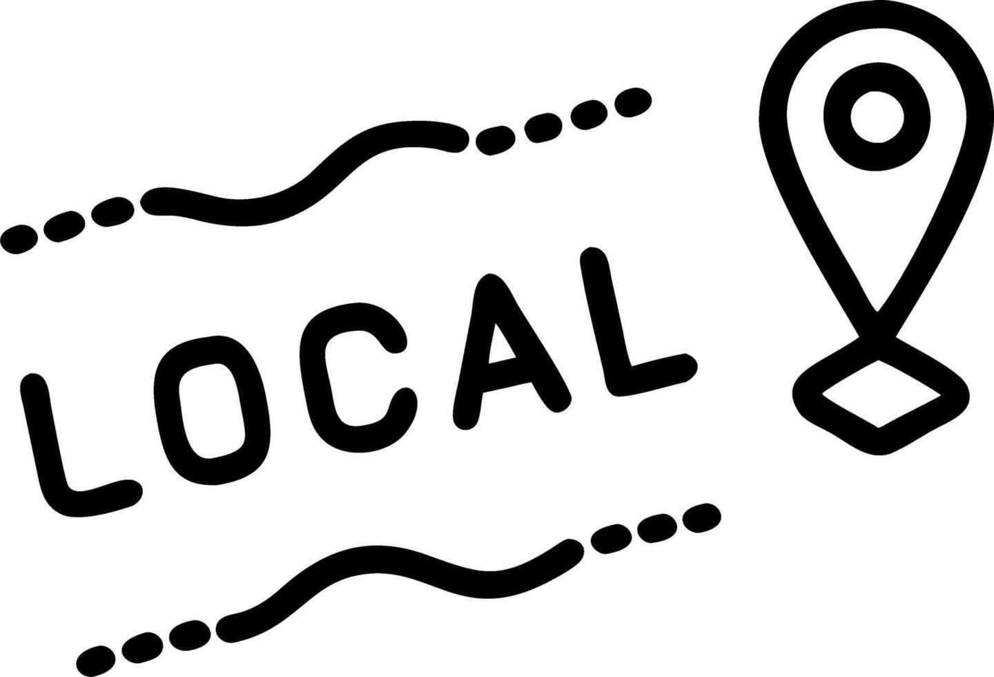 traditional trade and local and goods vector