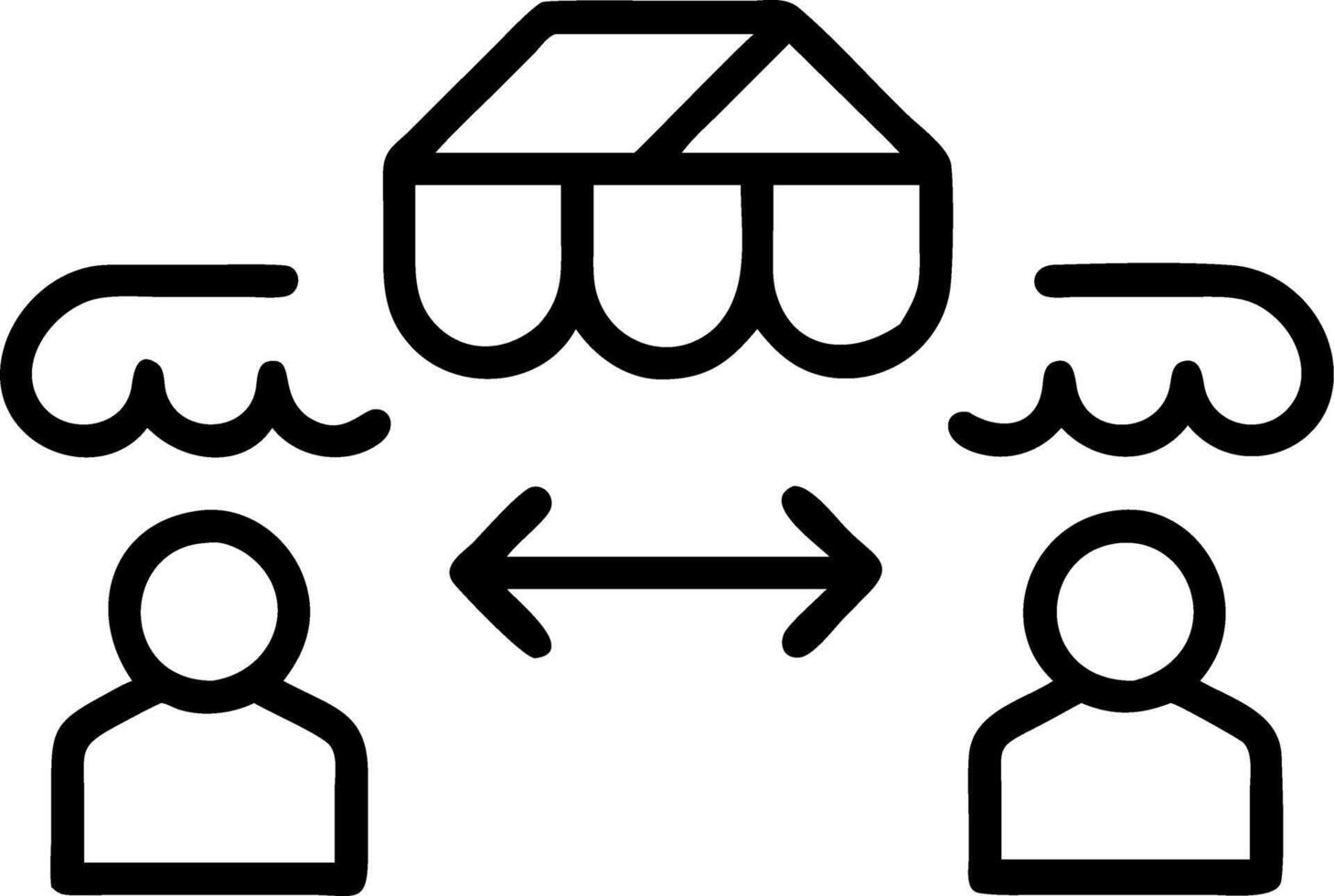 traditional trade and barter and livelihood vector
