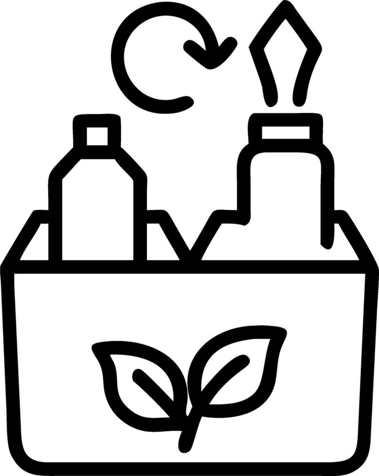 Team brainstorming eco friendly packaging ideas Set A2 vector