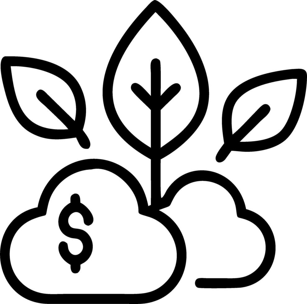 tax carbon and pollution control and carbon credits Set 5 vector