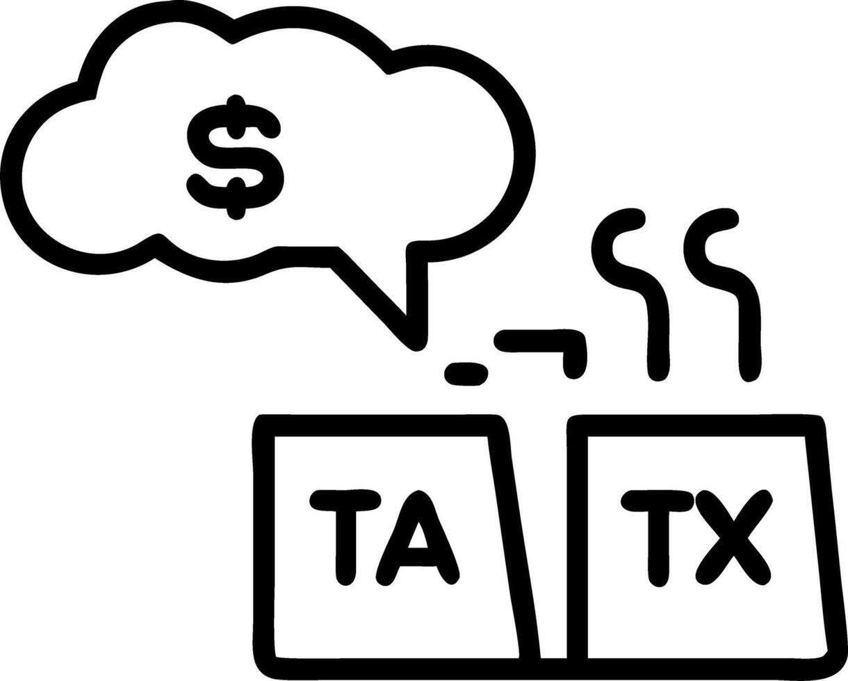 tax carbon and pollution control and carbon credits vector