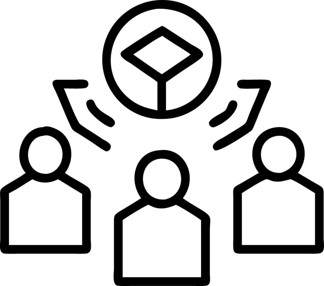 Sustainable supply chain team managing eco friendly logistics with copy space Set A3 vector