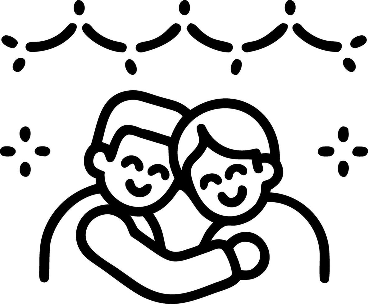 Senior couple New Year celebration Set 3 vector