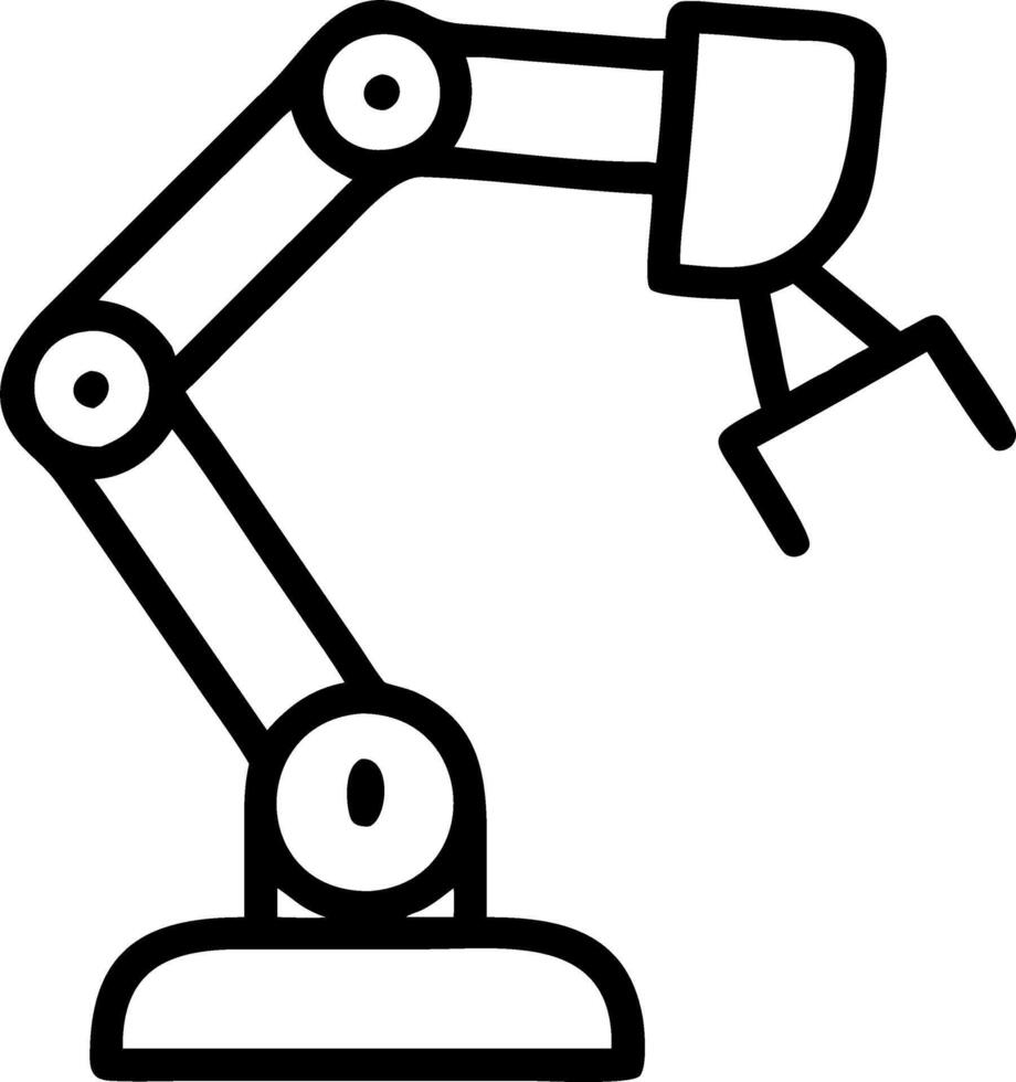 Robotic Surgery Arm Set 2 vector