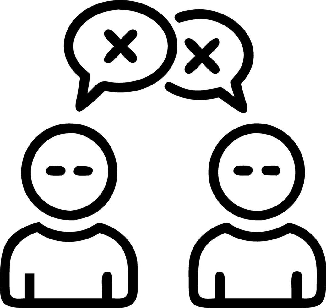 Pros and cons icons vector