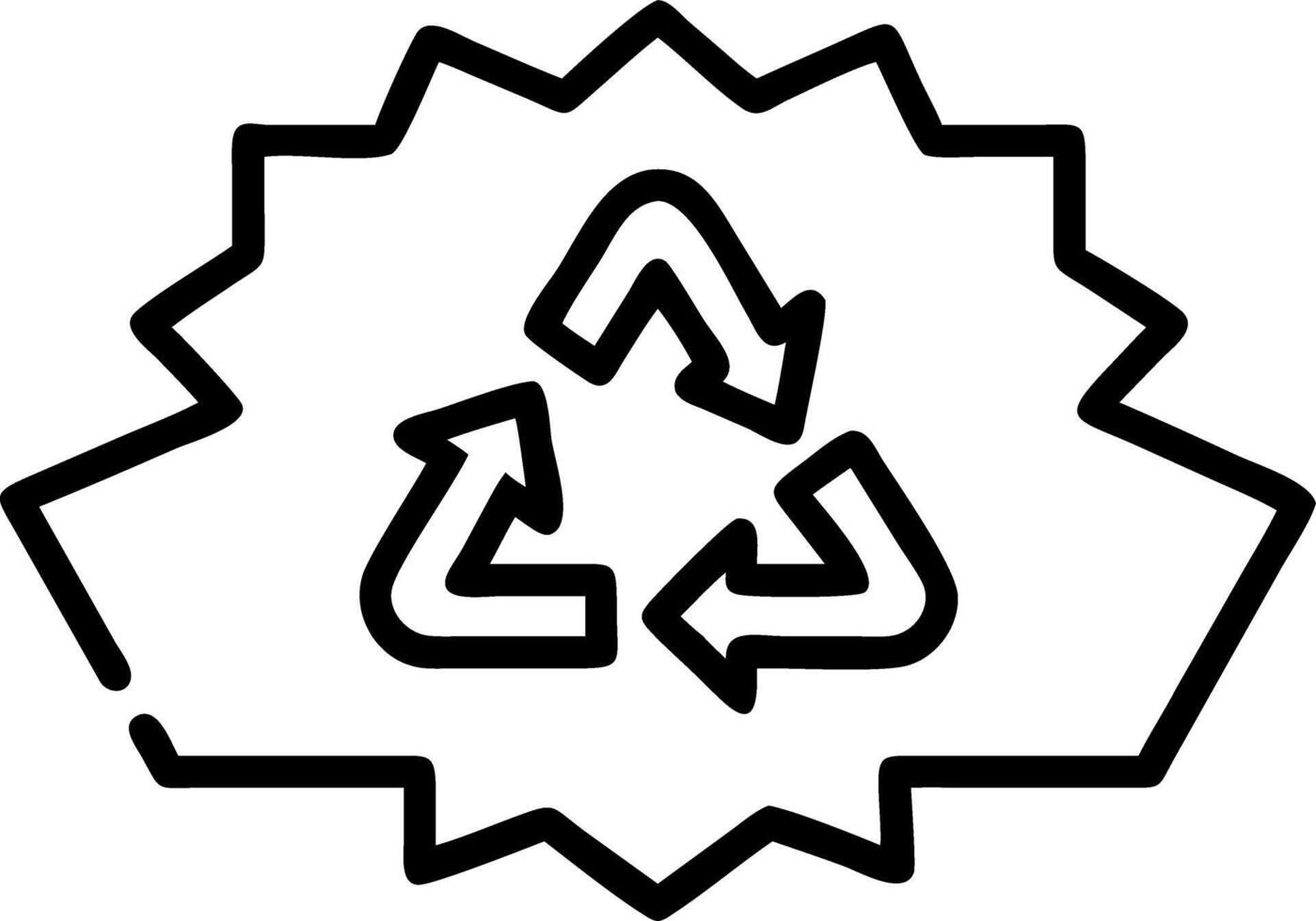 Plain light green background with recycling symbol and eco friendly tagline space vector