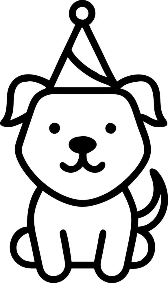 Pet wearing 2026 hat Set 3 vector