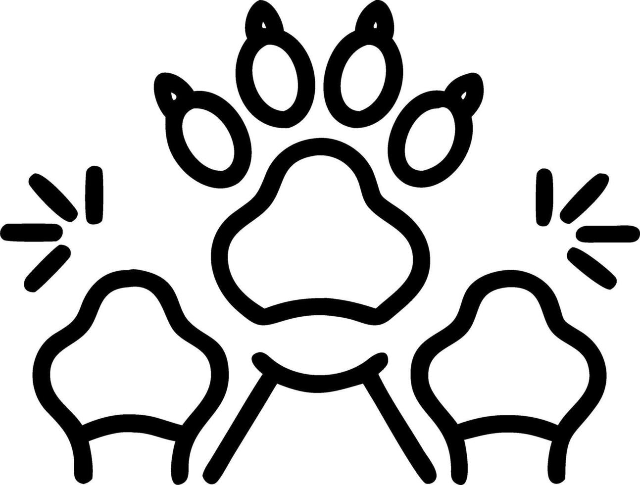 Pet friendly New Year celebration Set 4 vector