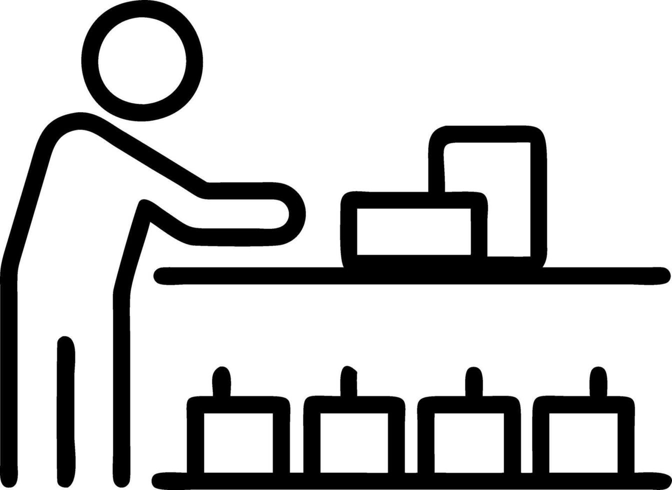 perfect store and shelf layout and shelf spacing Set 4 vector