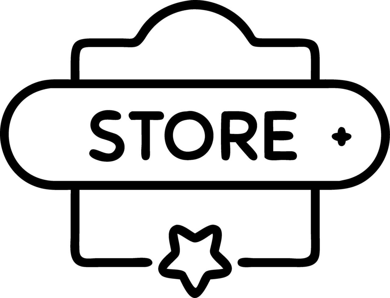 perfect store and customer flow and signage Set 2 vector