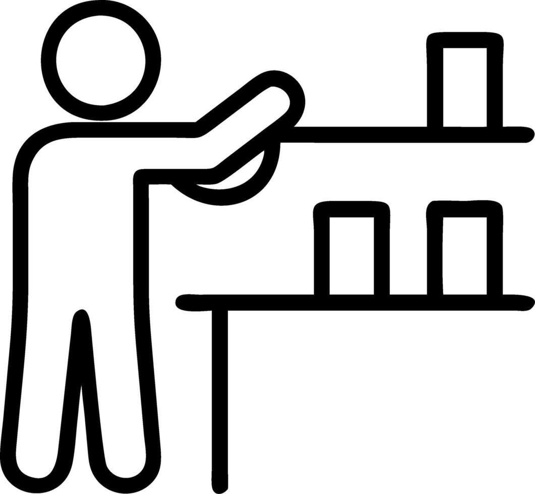 perfect store and customer flow and shelf spacing Set 5 vector