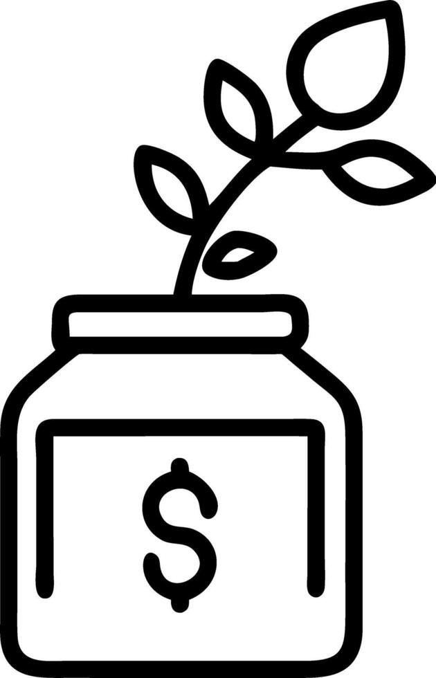 People investing money into an environmental fund jar with copy space vector