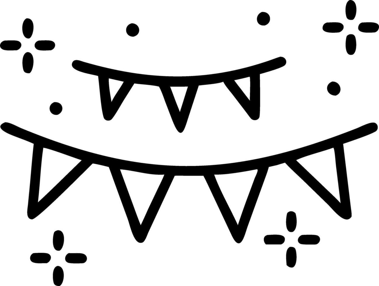 New Year street festival Set A5 vector