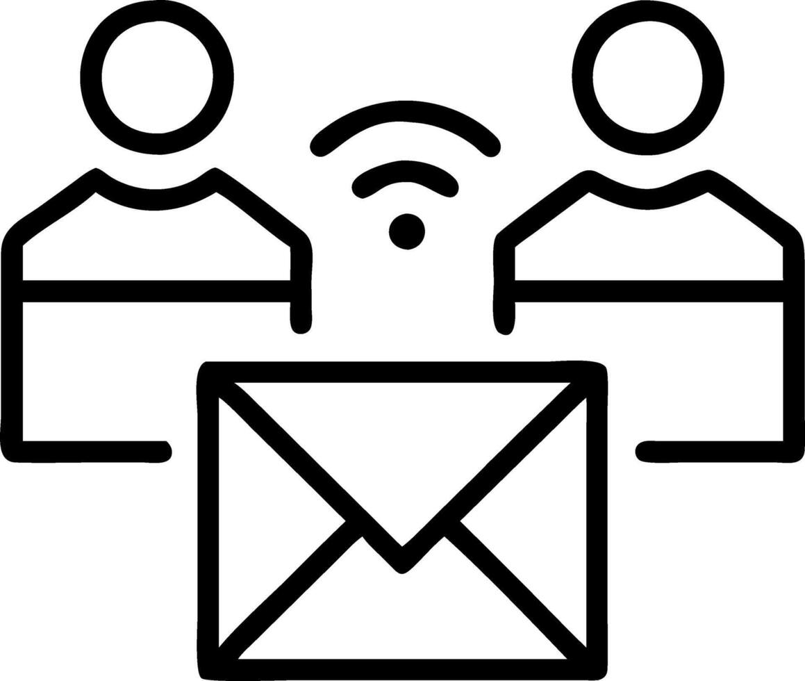 Marketing team collaborating on email campaigns bokeh digital art background copy space on right. Set A vector