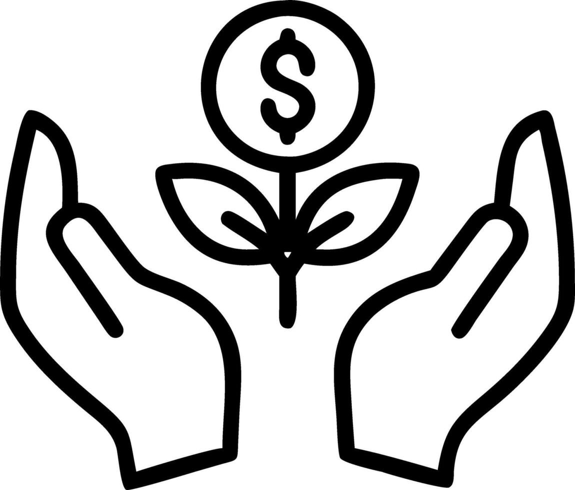 Macro shot of hands holding eco friendly financial planner with green cover design Set A vector