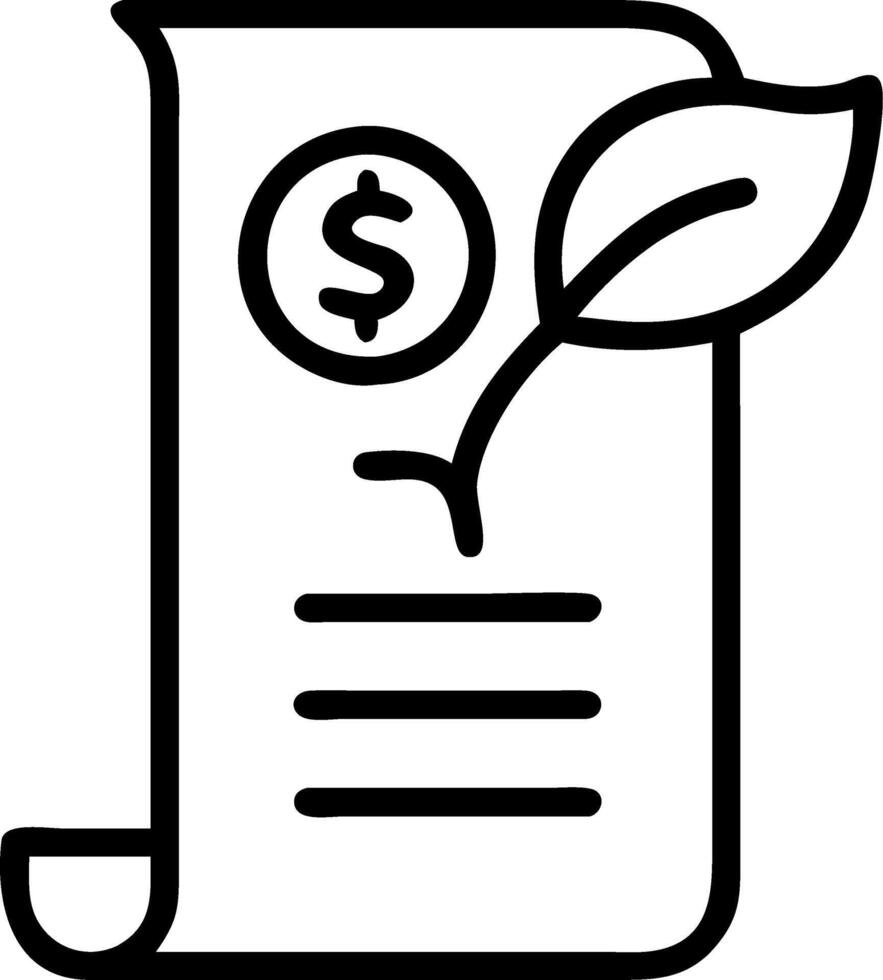 Macro shot of eco friendly financial symbols on recycled paper Set A4 vector