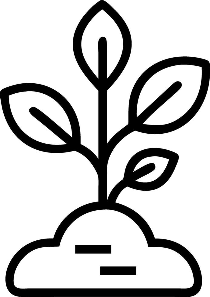 Macro shot of a growing plant symbolizing business growth and sustainability vector