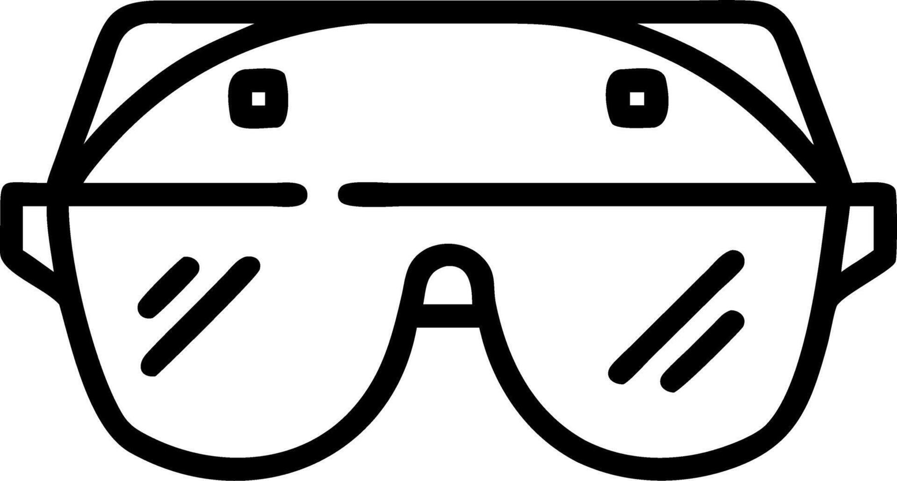 Macro of worker eye wearing AR glasses reflecting industrial data vector