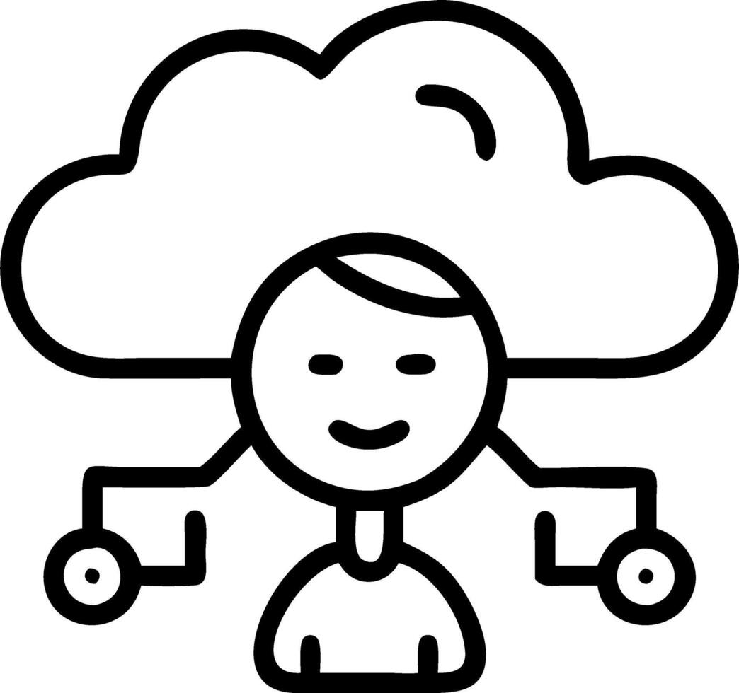 IT specialist integrating customer data systems Set 7 vector