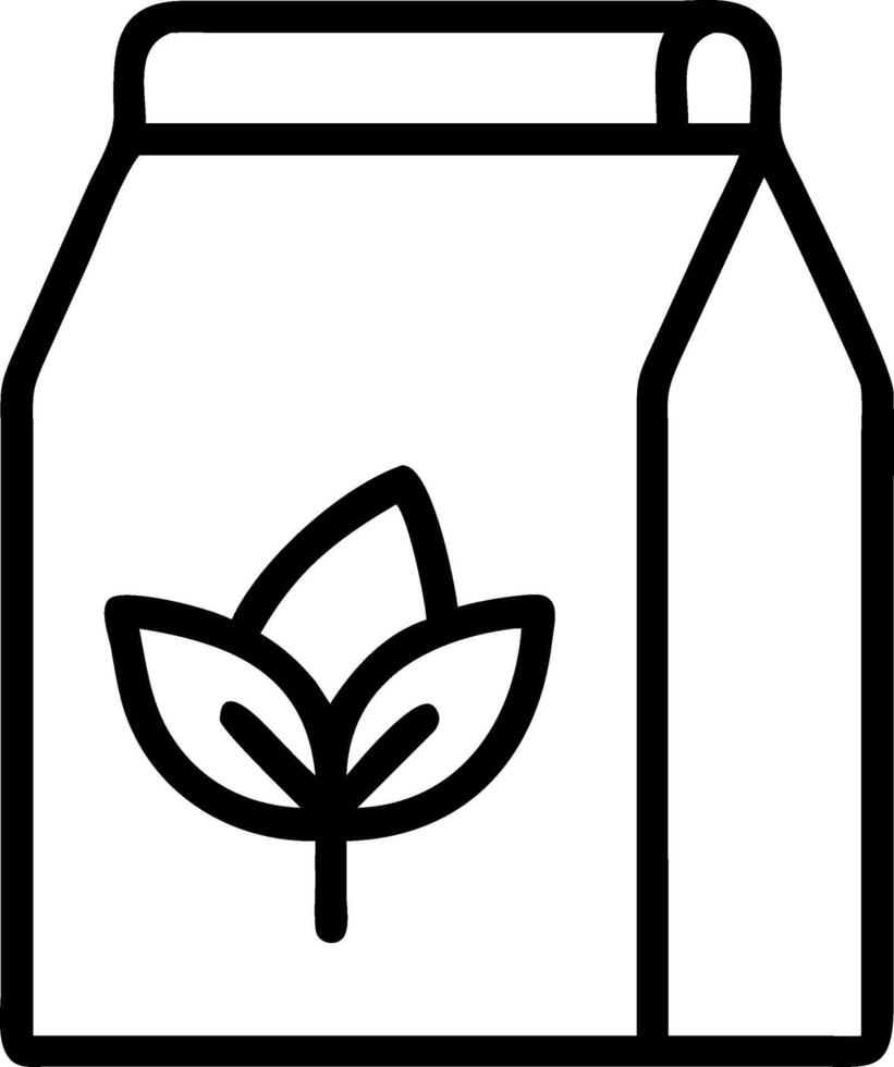 Isolated Biodegradable Packaging Icon Set 2 vector