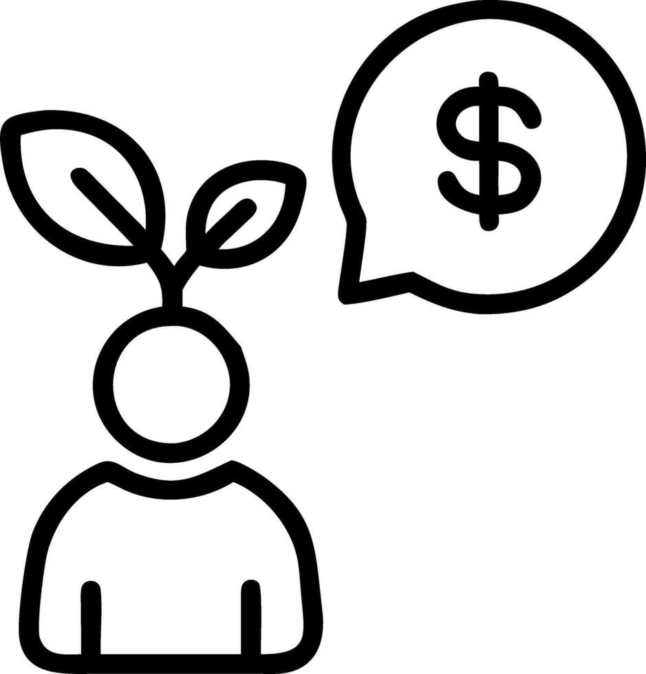 Investor evaluating green bonds for portfolio diversification Set 6 vector