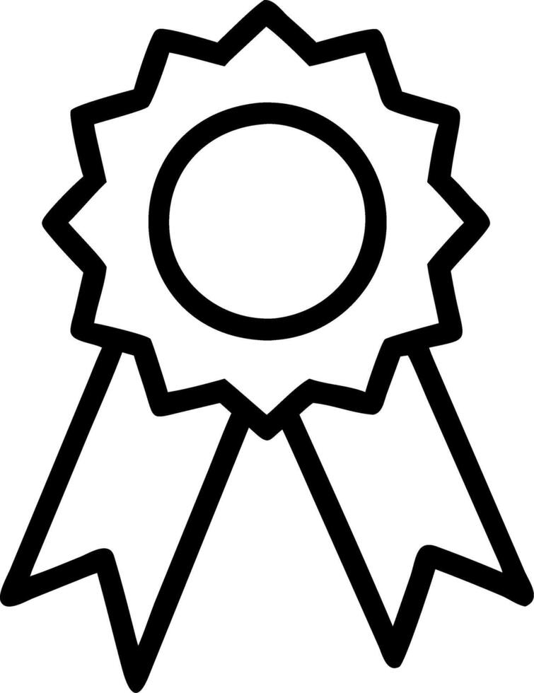 Graduation Ribbon and Medal Set A vector