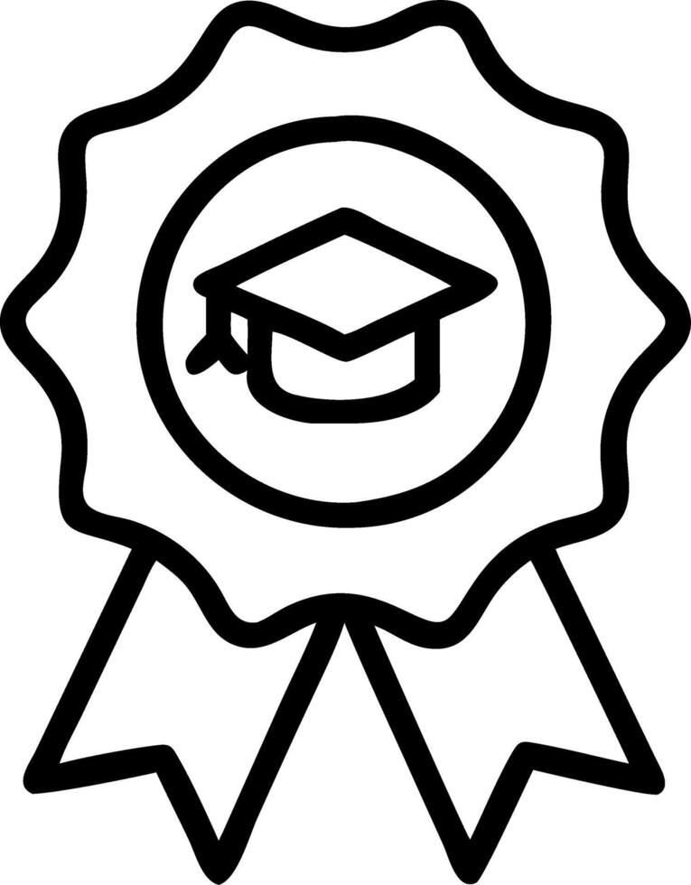 Graduation Ribbon Badge Set A vector